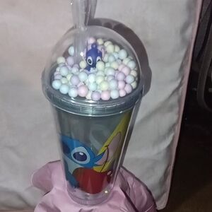 Stitch Character Tumbler with Straw *NIP*